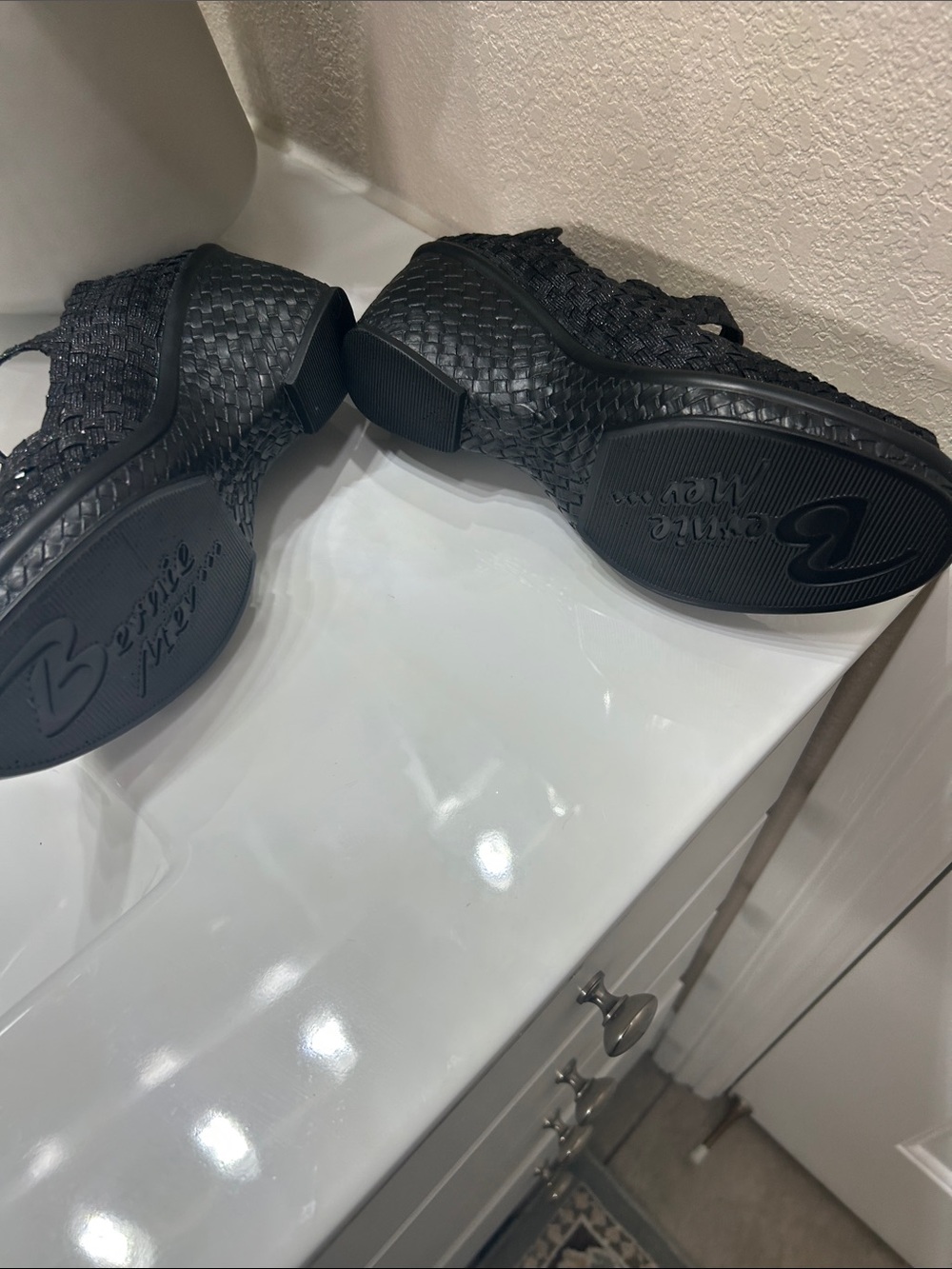 Bernie Mev. Black brand new open toe shoes. Great look - Picture 3 of 5